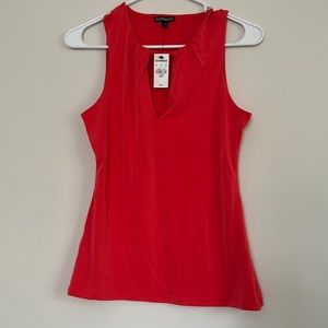 New Orange EXPRESS T-shirt with open neck